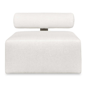 White Fabric Outdoor Sofa by Uttermost Bolster