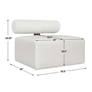   White Fabric Outdoor Sofa | Oroa.com