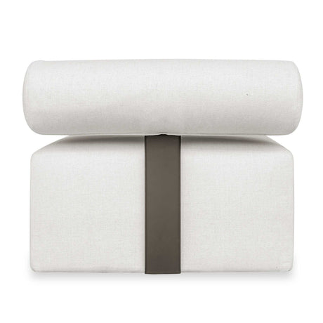Modern European furniture - White Fabric Outdoor Sofa - www.oroa.com