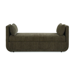 Textured Chenille Oversized Bench by Uttermost Abound