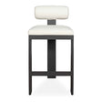 Modern European furniture - White Padded Outdoor Bar Stool - www.oroa.com