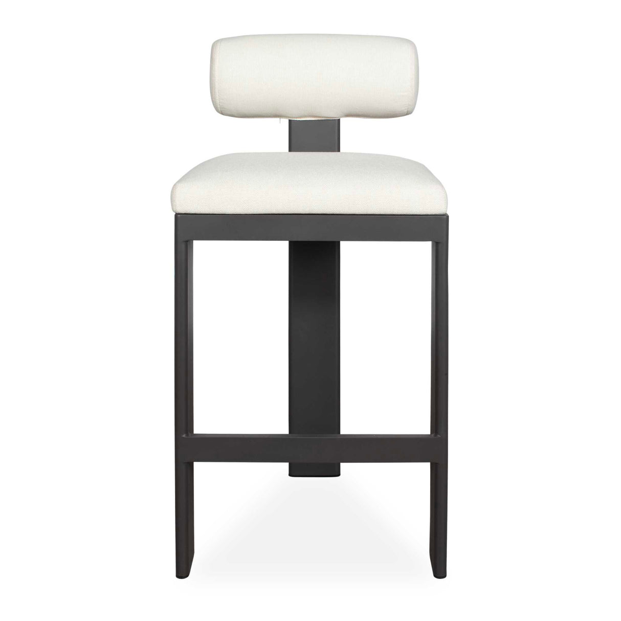   White Padded Outdoor Bar Stool | Oroa.com