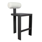 Modern European furniture - White Padded Outdoor Bar Stool - www.oroa.com