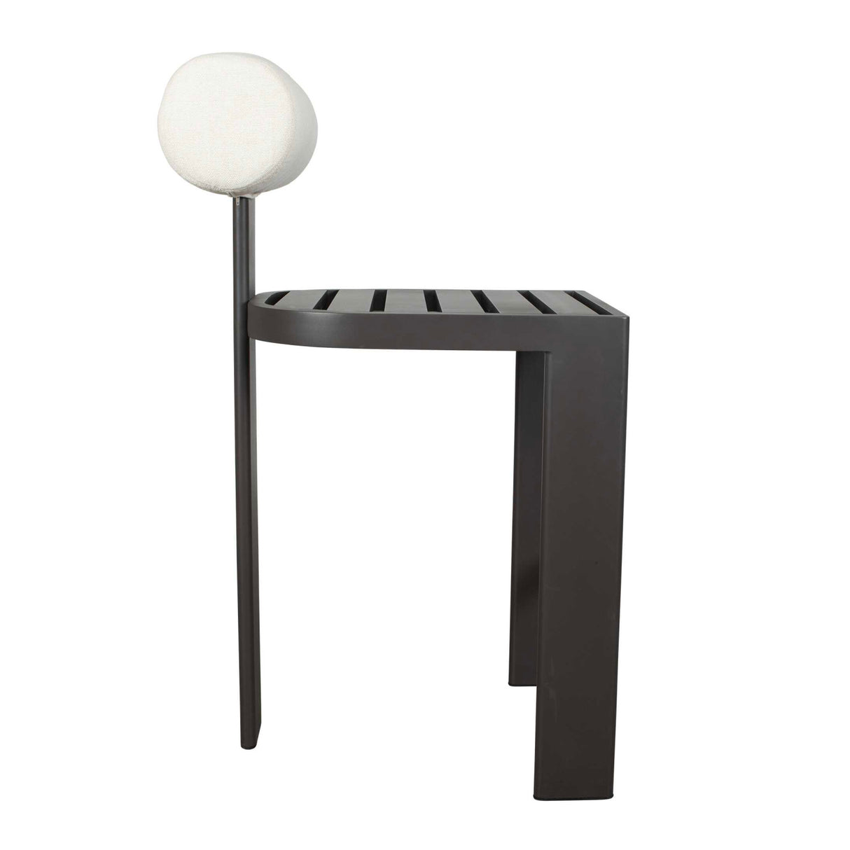   White Padded Outdoor Bar Stool | Oroa.com