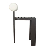 Modern European furniture - White Padded Outdoor Bar Stool - www.oroa.com