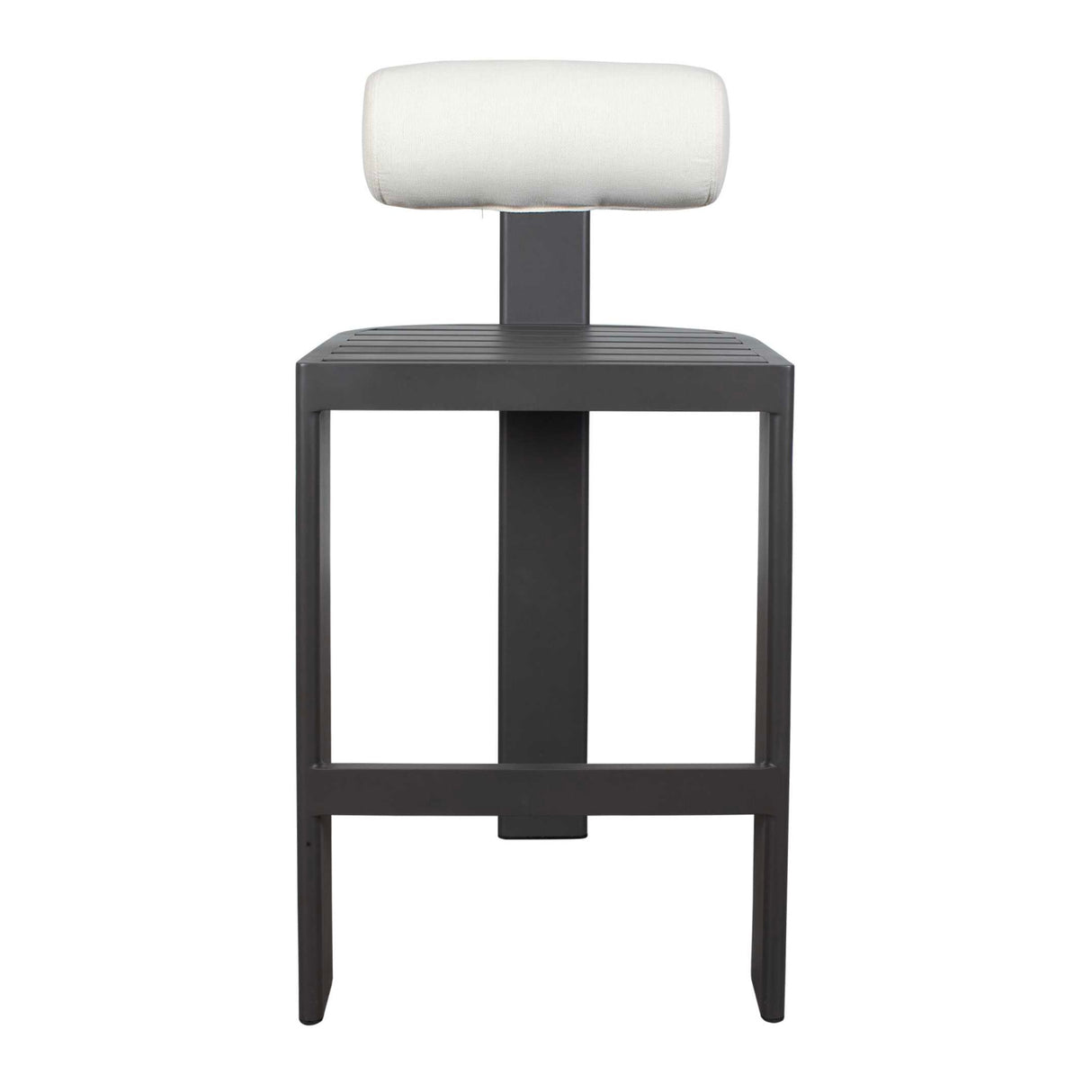   White Padded Outdoor Bar Stool | Oroa.com