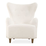 White Sheepskin Wingback Lounge Chair | Uttermost Ingel