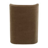 Brown Velvet Caster Dining Chair | Uttermost Outlook