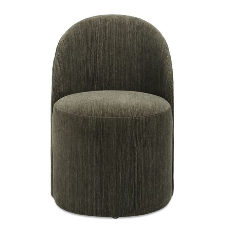 Chenille Caster Swivel Dining Chair | Uttermost Roll With It