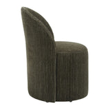 Chenille Caster Swivel Dining Chair | Uttermost Roll With It