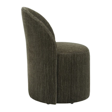 Chenille Caster Swivel Dining Chair | Uttermost Roll With It
