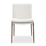 White Boucle Dining Chair | Uttermost Ascend