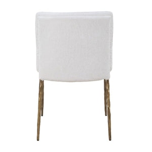   White Boucle Dining Chair | Oroa.com