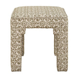 Modern European furniture - Green Medallion Motif Bench S - www.oroa.com