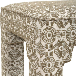   Green Medallion Motif Bench S | Oroa.com