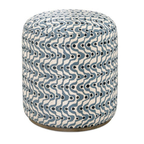 Swirl Patterned Ottoman | Uttermost Cas - www.oroa.com