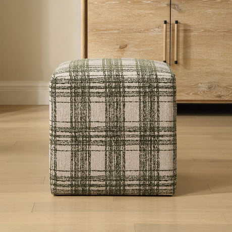 Chenille Cube Ottoman | Uttermost Joie
