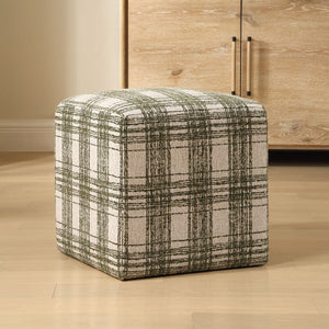   Chenille Cube Ottoman | Oroa.com