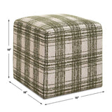 Chenille Cube Ottoman | Uttermost Joie