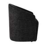 Modern European furniture - Velvet Dining Chair with Casters - www.oroa.com