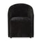 Modern European furniture - Velvet Dining Chair with Casters - www.oroa.com