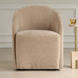Velvet Dining Chair with Casters | Uttermost Harbor