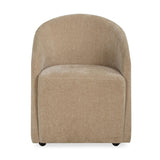 Velvet Dining Chair with Casters | Uttermost Harbor