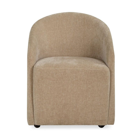 Velvet Dining Chair with Casters | Uttermost Harbor