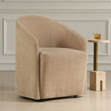Velvet Dining Chair with Casters | Uttermost Harbor