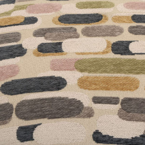  Multicolored Pattern Storage Ottoman | Oroa.com