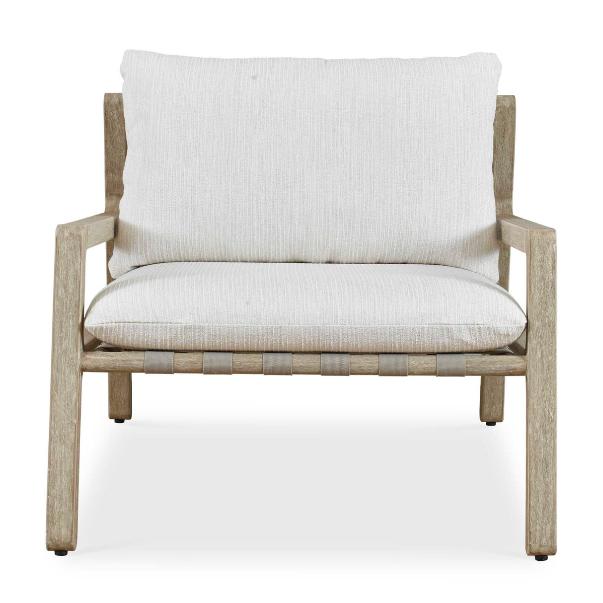 Modern European furniture - Mahogany Framed Outdoor Lounge Chair - www.oroa.com