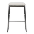 Modern European furniture - Cream Fabric Seat Counter Stool - www.oroa.com