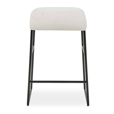 Modern European furniture - Cream Fabric Seat Counter Stool - www.oroa.com