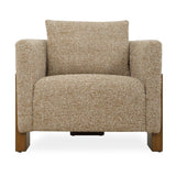 Modern European furniture - Cream Boucle 3-Legged Accent Chair - www.oroa.com