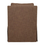 Modern European furniture -Brown Pinstripes Swivel Chair - www.oroa.com
