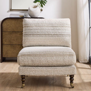   Boucle Stripes Accent Chair | Oroa.com