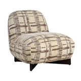 Modern European furniture - Woven Chenille Accent Chair - www.oroa.com