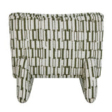 Modern European furniture - Green Patterned Accent Chair - www.oroa.com