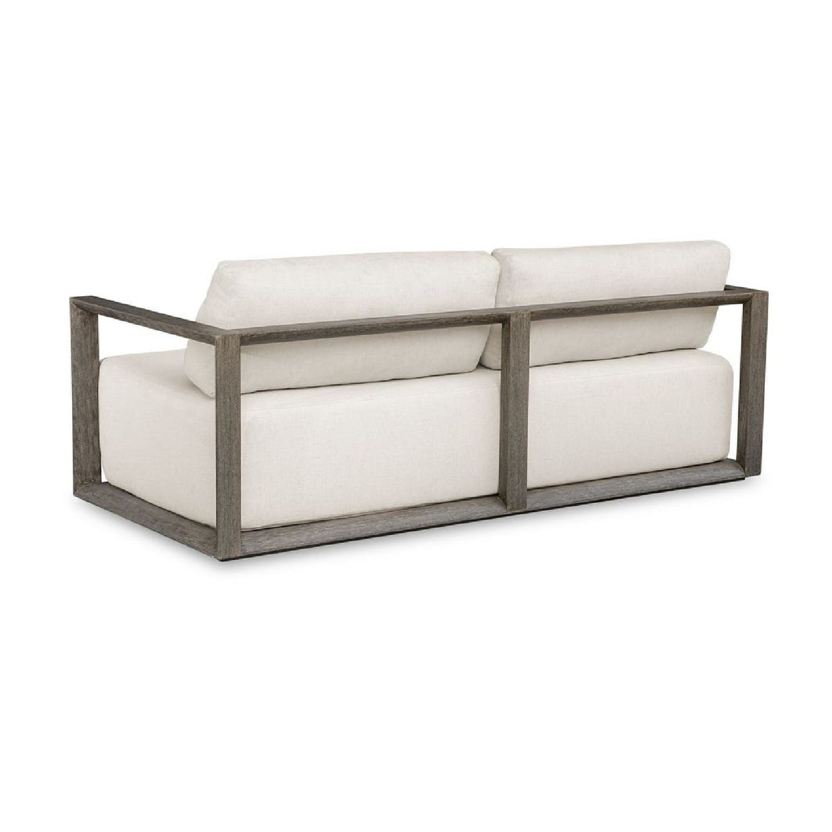   Modern European furniture - White Cushioned 3-Seater Outdoor Sofa - www.oroa.com | Oroa.com