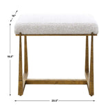 Iron Framed Bench S | Uttermost Midas