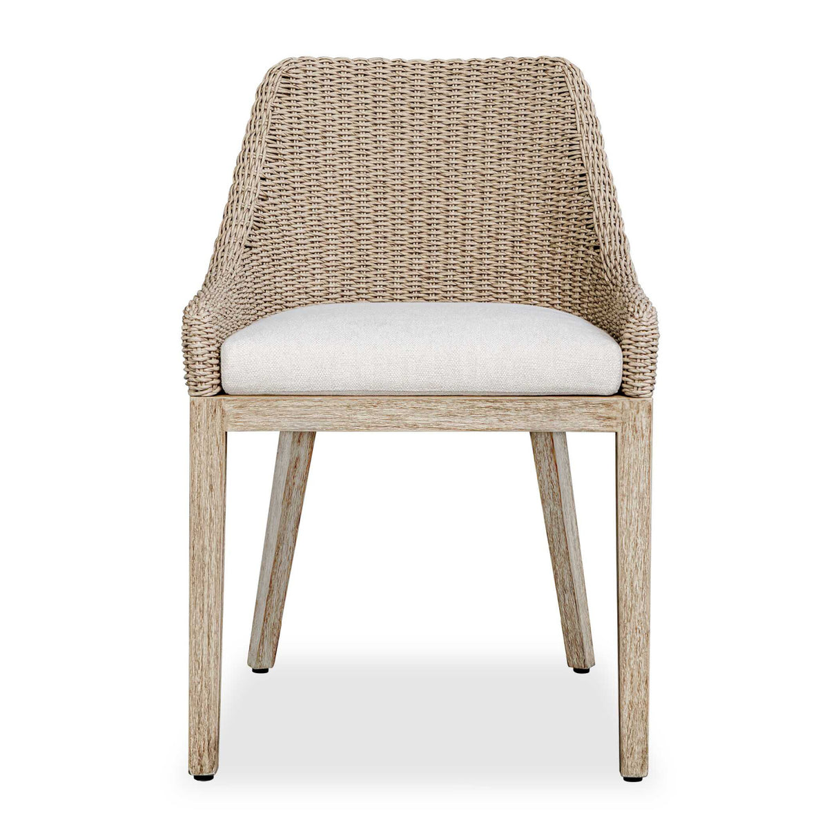   Beige Wicker Outdoor Dining Chair | Oroa.com