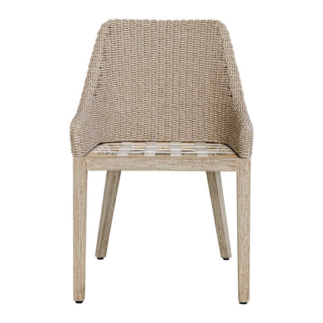 Modern European furniture - Beige Wicker Outdoor Dining Chair  - www.oroa.com