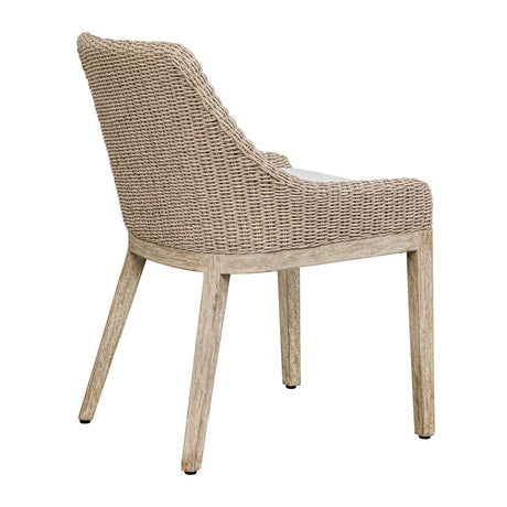 Modern European furniture - Beige Wicker Outdoor Dining Chair  - www.oroa.com