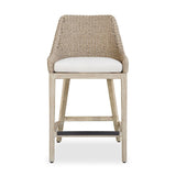 Modern European furniture - Beige Wicker Outdoor Counter Stool - www.oroa.com