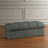 Modern European furniture - Block Tufted Bench - www.oroa.com