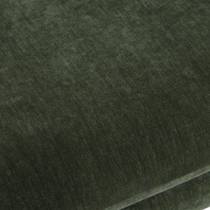   Green Velvet Curved Bench | Oroa.com