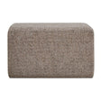 Modern European furniture - Cream Woven Rectangular Ottoman - www.oroa.com