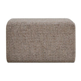 Modern European furniture - Cream Woven Rectangular Ottoman - www.oroa.com