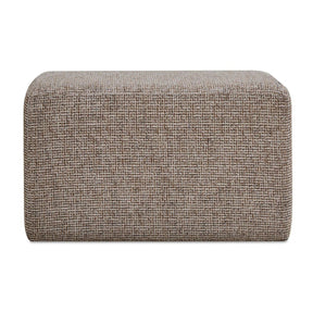 Cream Woven Rectangular Ottoman by Uttermost Kelce