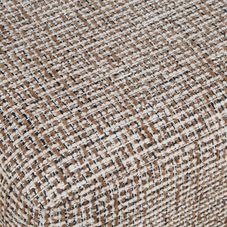 Modern European furniture - Cream Woven Rectangular Ottoman - www.oroa.com